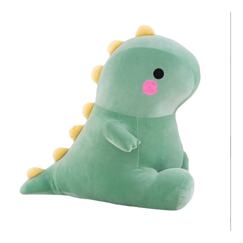 doudou dinosaure vert
