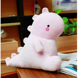 doudou dinosaure rose